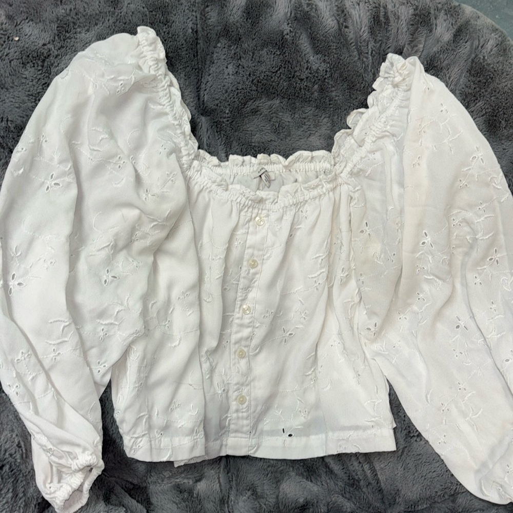 Off Shoulder American Eagle Peasant Blouse